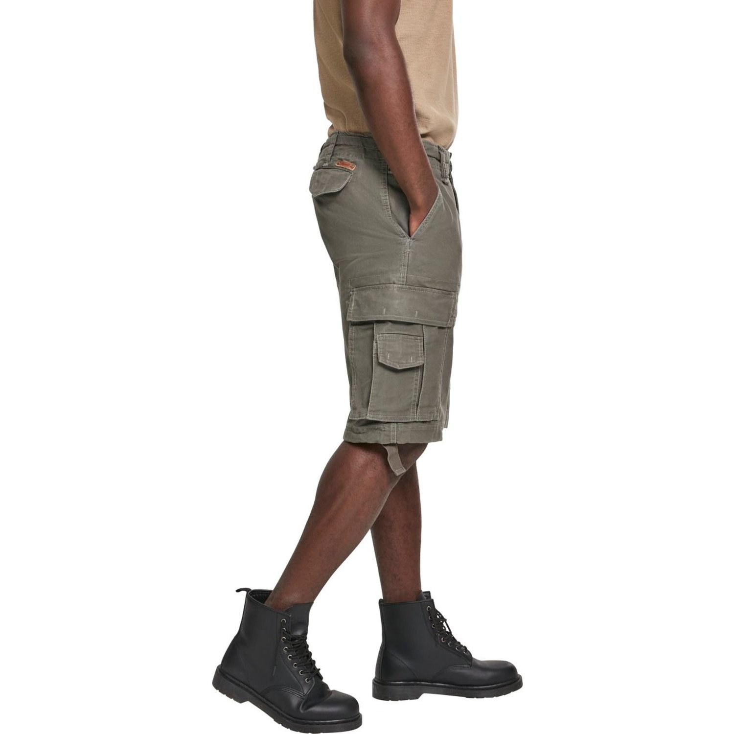 Brandit VINTAGE Outdoor Cargo Army Shorts olive