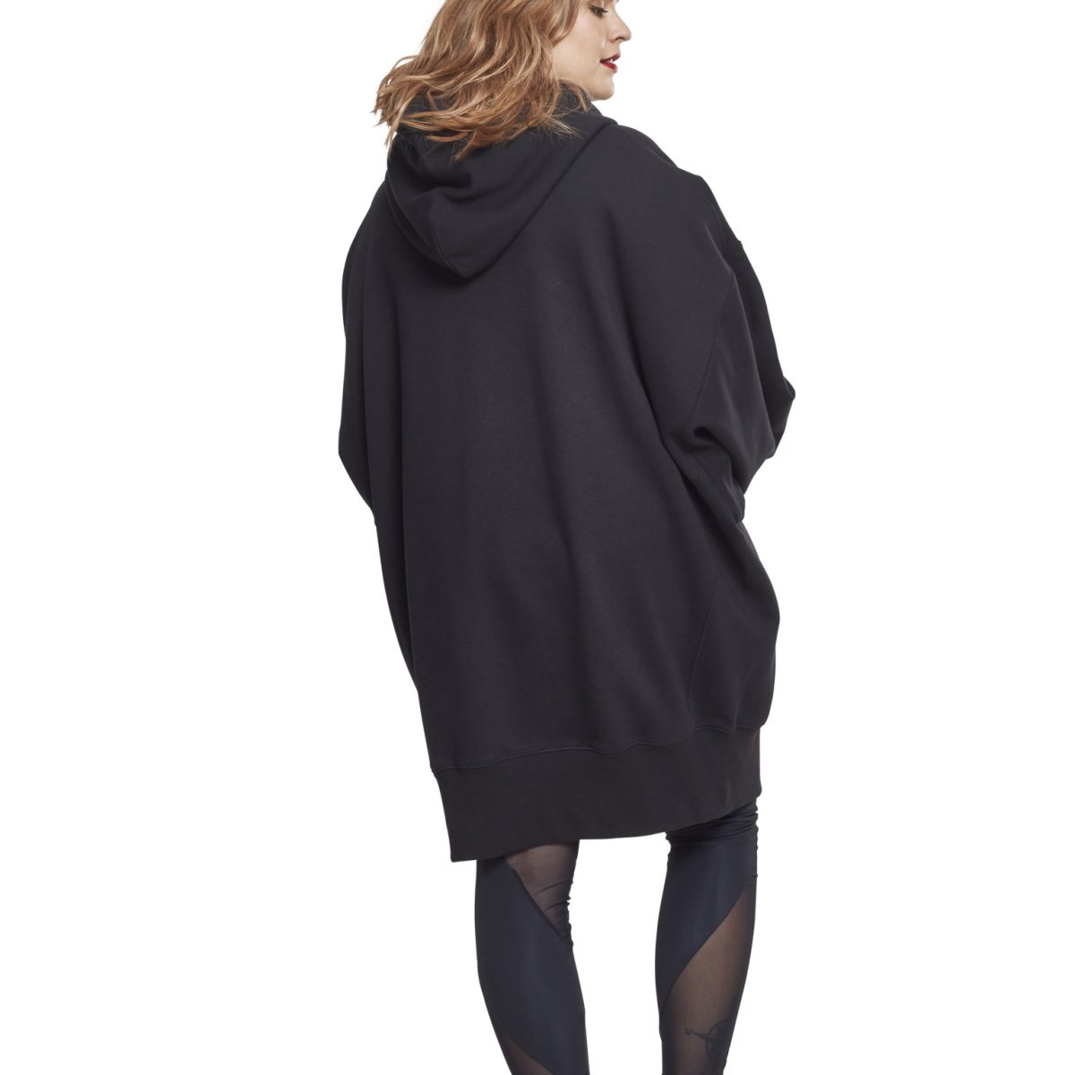 Urban Classics Ladies - Long Oversize Hoody noir