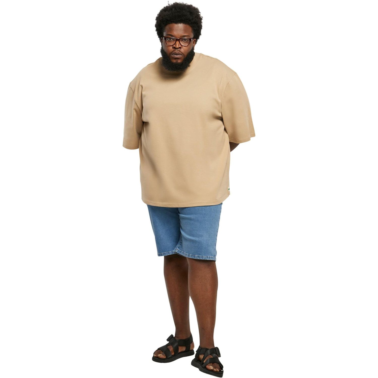 Urban Classics - Organic Oversized Sleeve Shirt beige