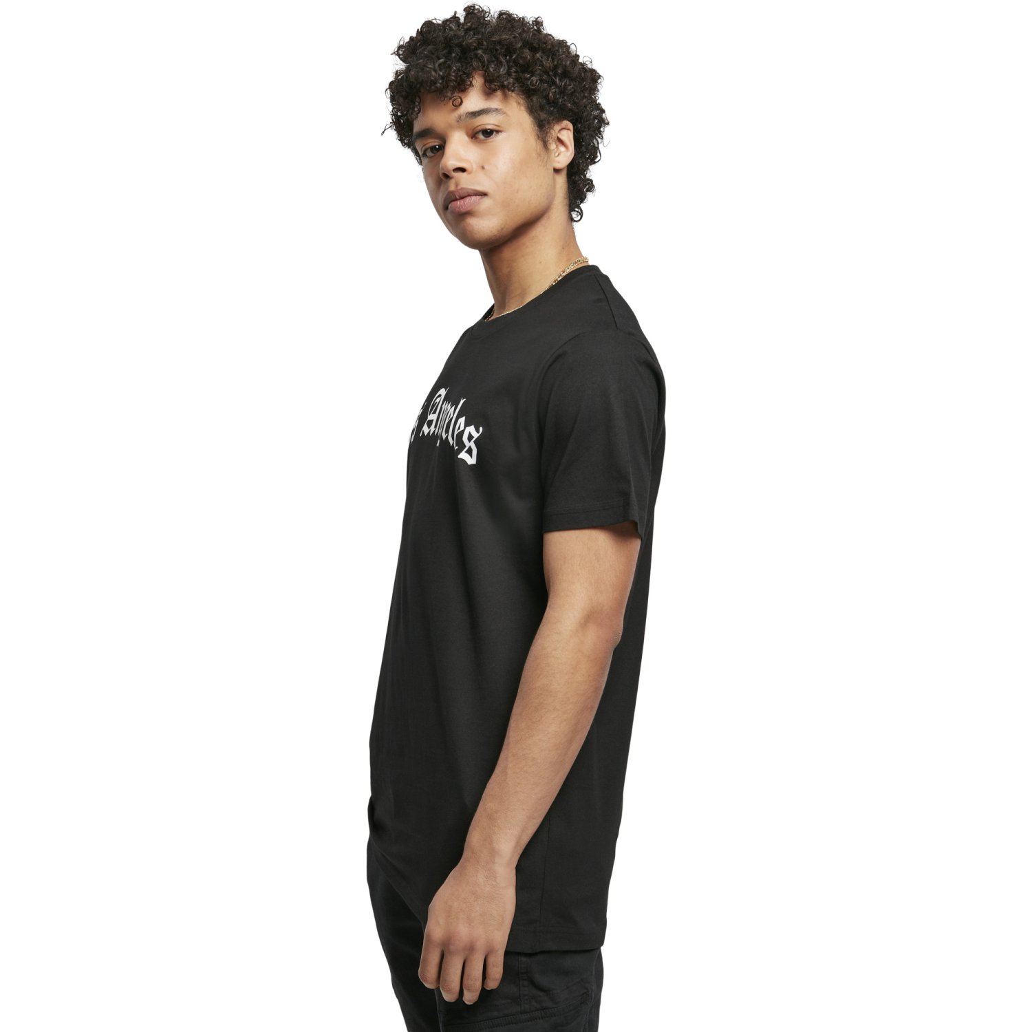 Mister Tee Graphique Shirt - LOS ANGELES noir