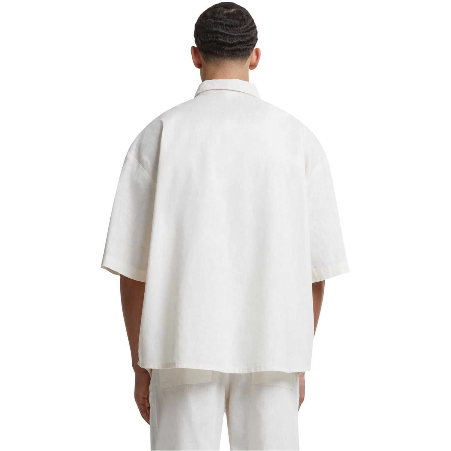 Urban Classics - Boxy Coton Lin Oversized Chemise