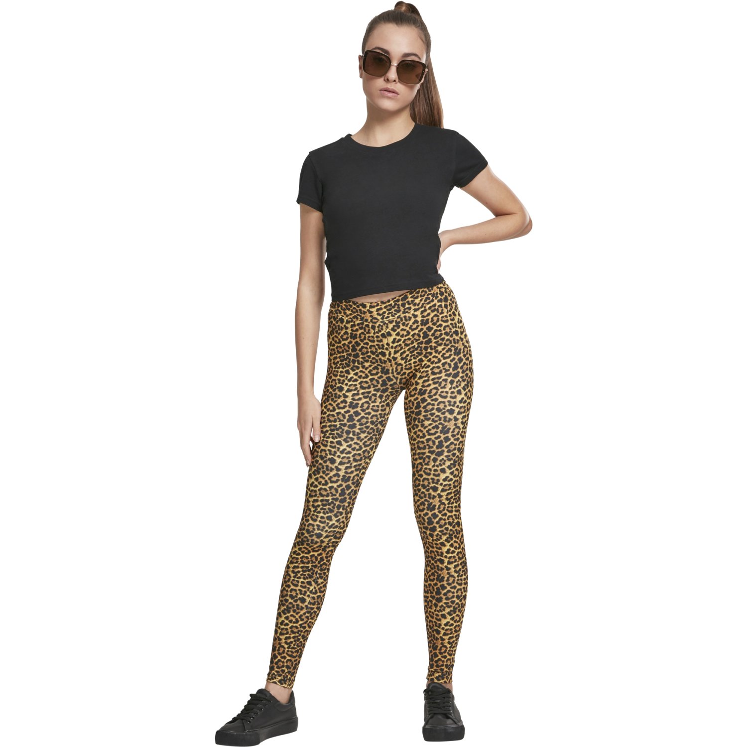 Urban Classics Ladies - Pattern Leggings leopard