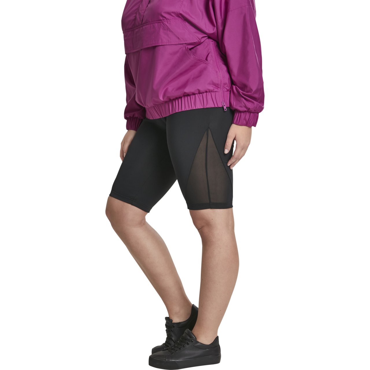 Urban Classics Ladies - CYCLE Tech Mesh Shorts noir