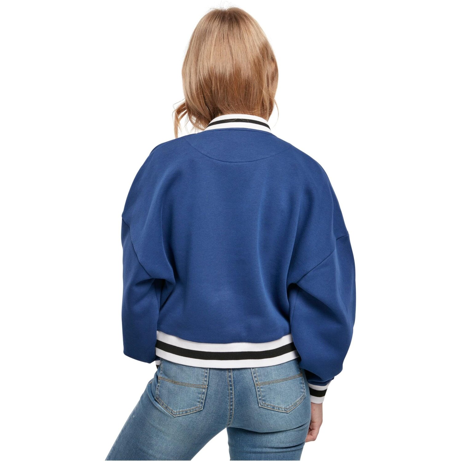 Urban Classics Ladies - Oversized College Sweat Veste royal