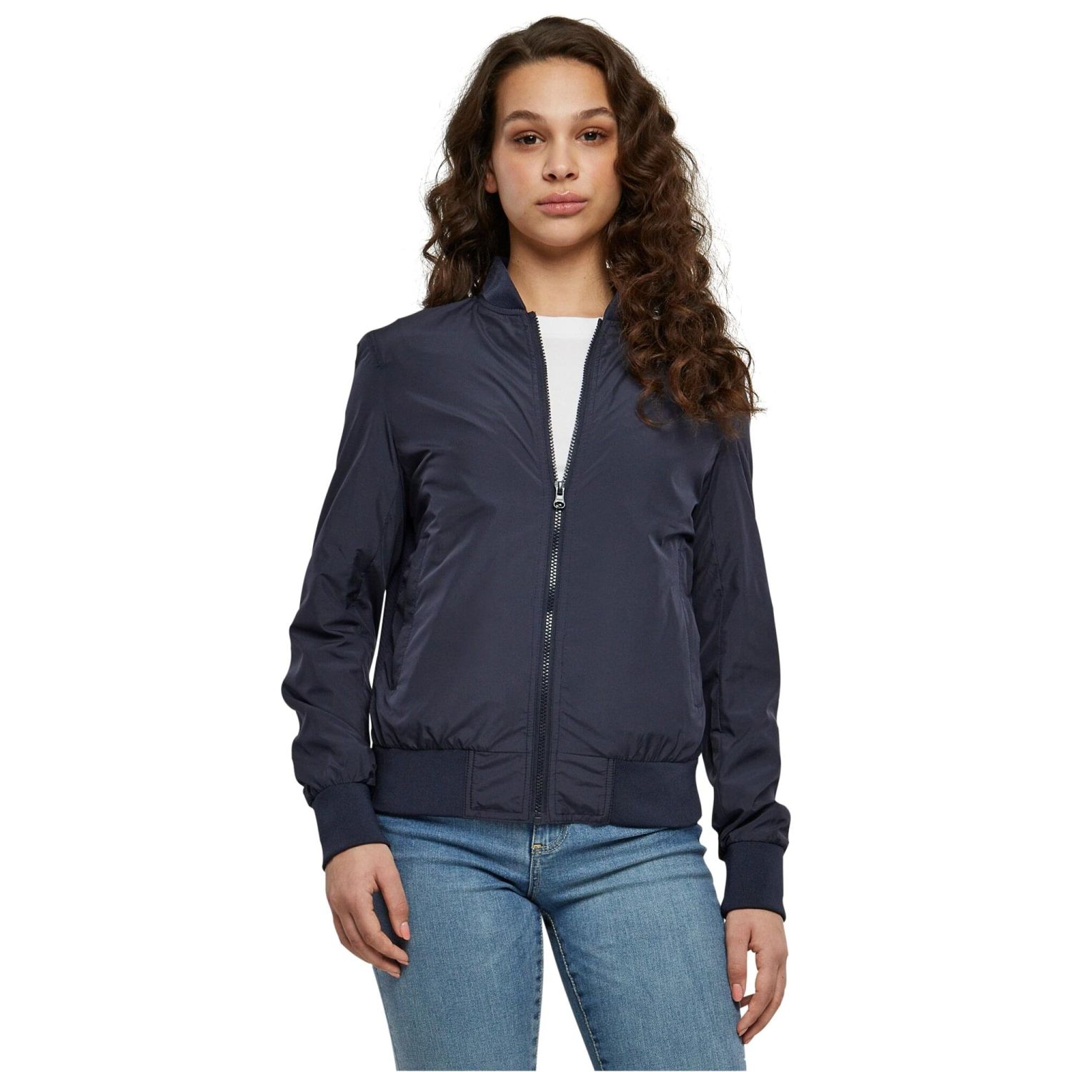 Urban Classics Femme - LIGHT BOMBER BLOUSON navy