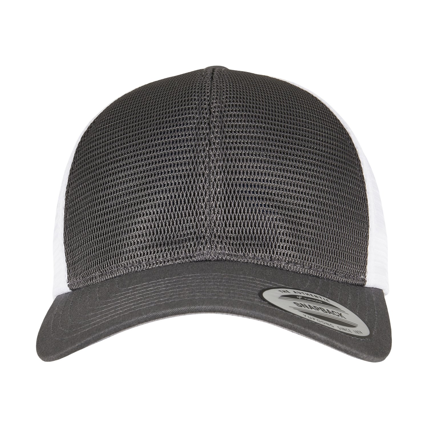 Flexfit 360 OmniMesh Trucker Snapback Cap - charcoal / white