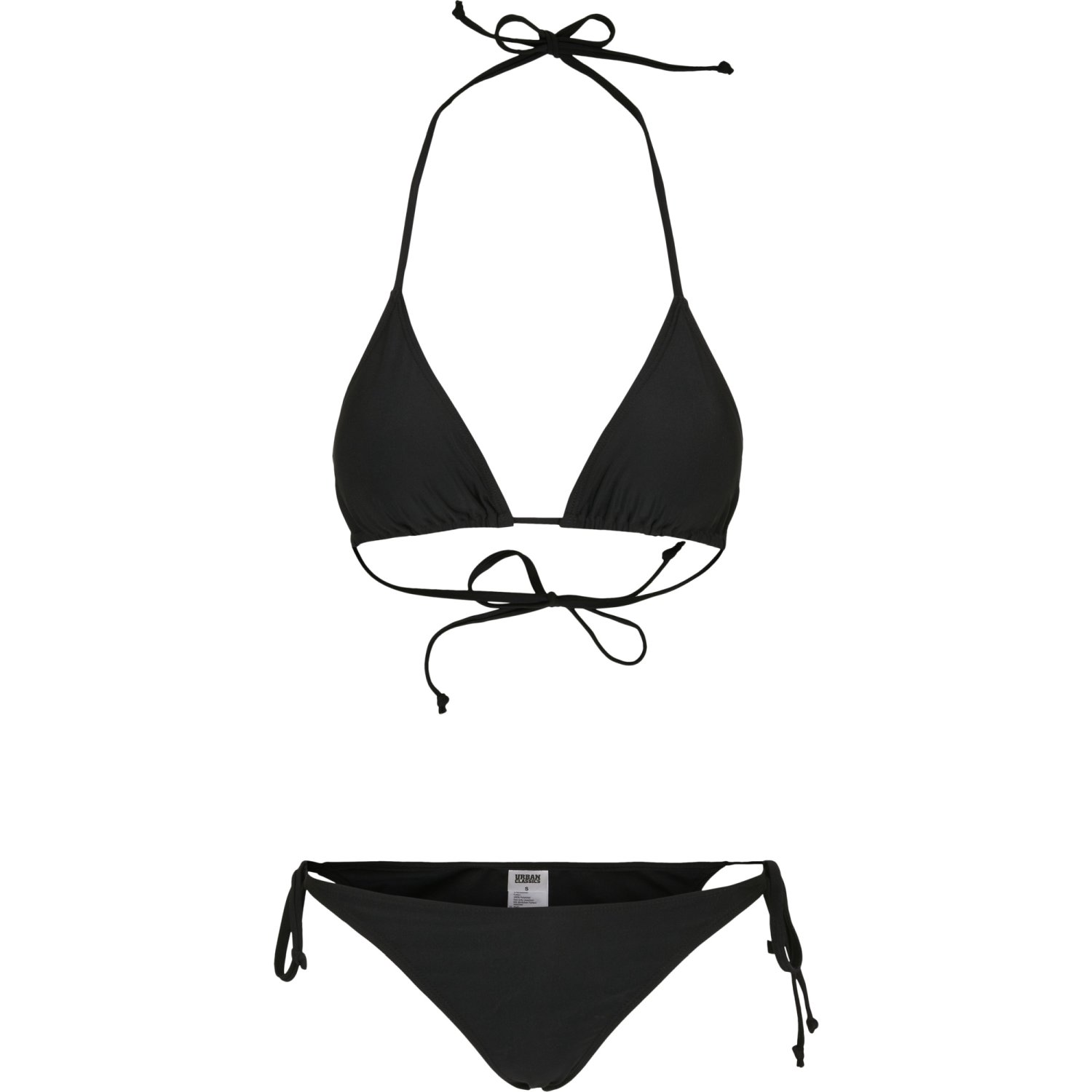 Urban Classics Ladies - Recycled Triangle Bikini noir