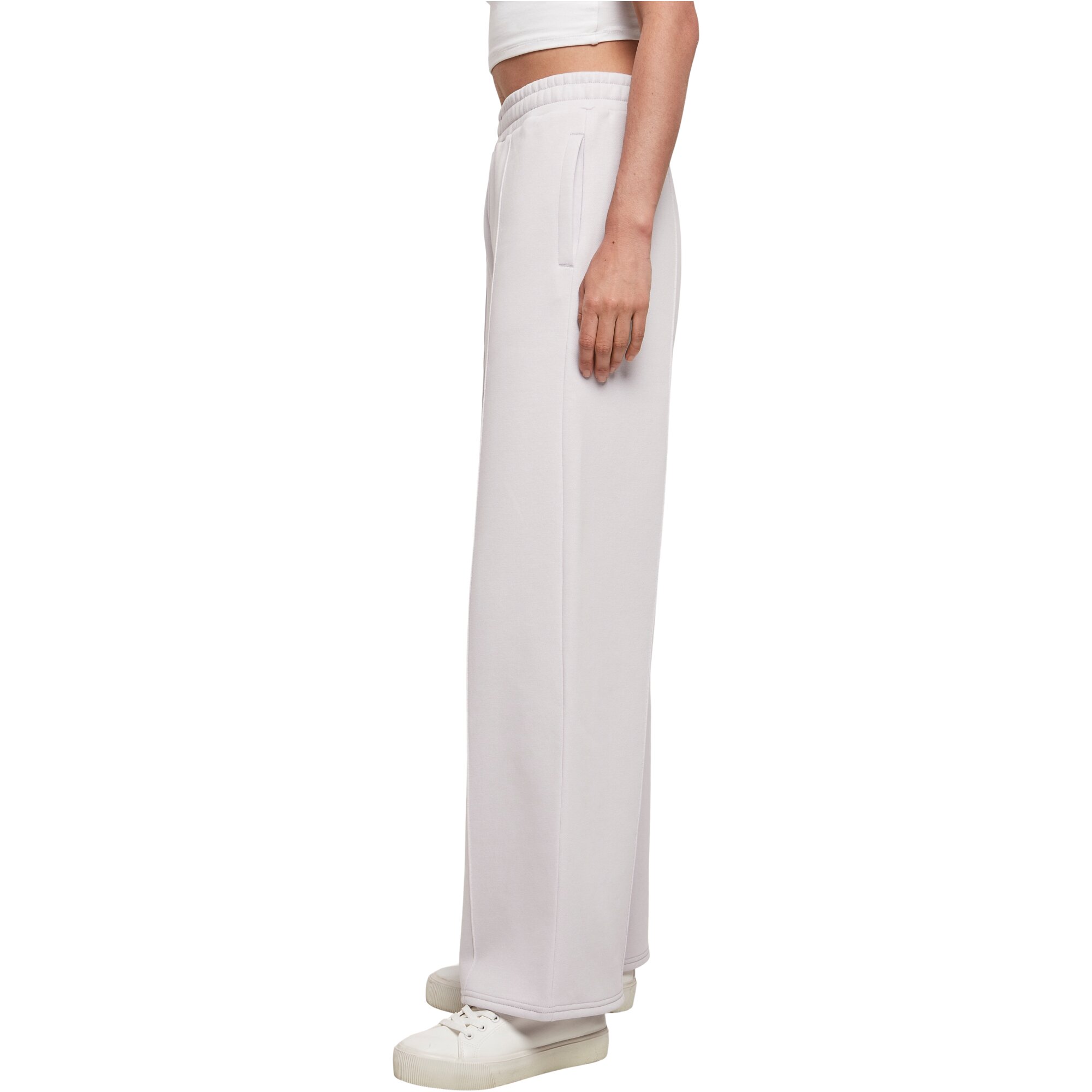 Urban Classics Ladies - Straight Pin Tuck Sweatpants lilac
