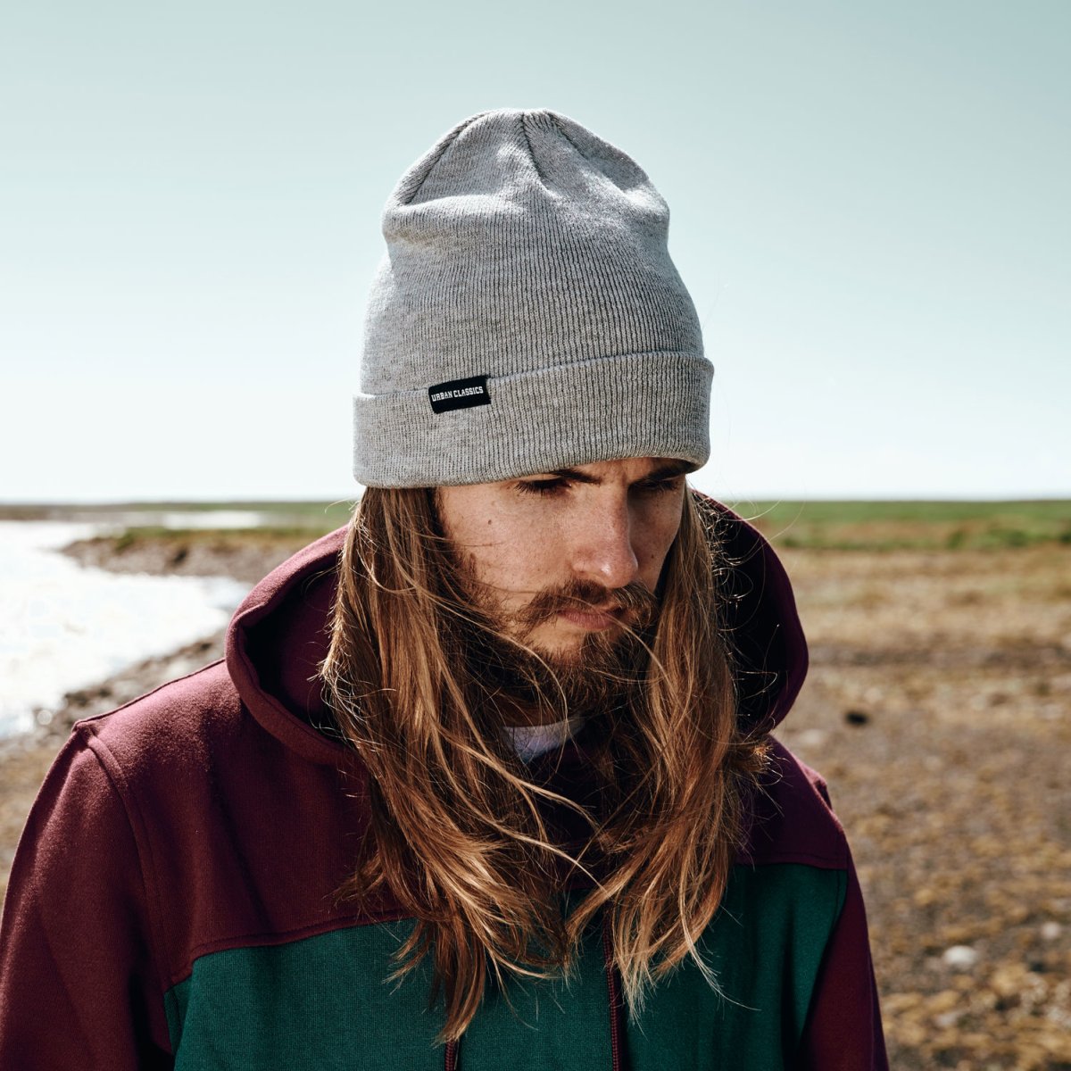 Urban Classics - BASIC FLAP Unisex D'Hiver Beanie