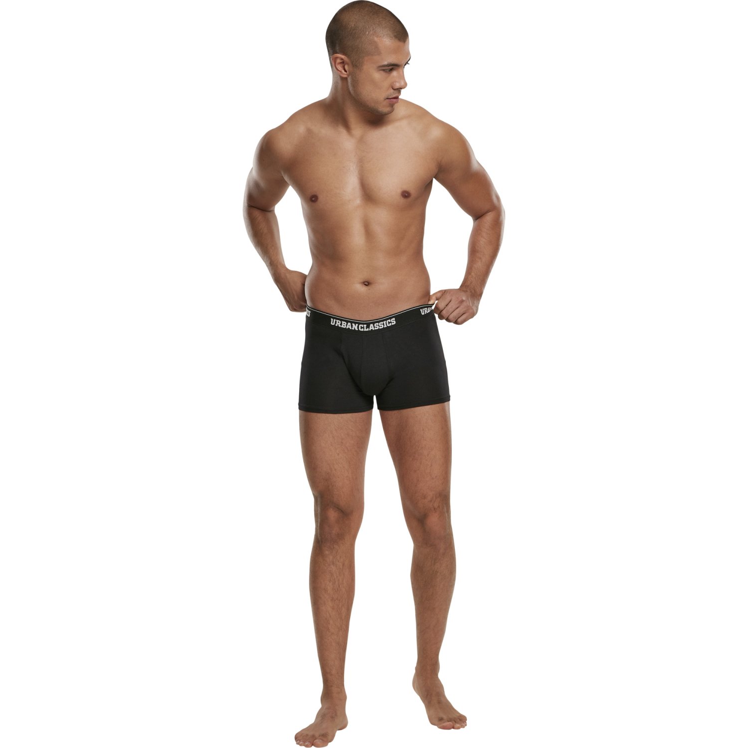 Urban Classics - Boxer Shorts 3-pack camo / noir