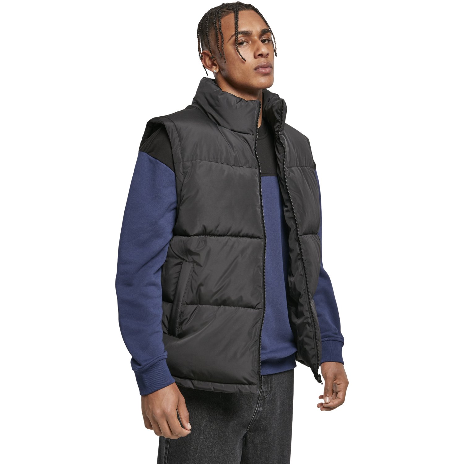 Urban Classics - Block Puffer Veste noir