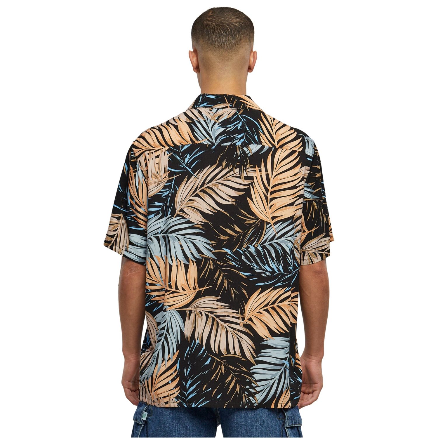 Urban Classics - Viscose Resort Shirt Hemd palm