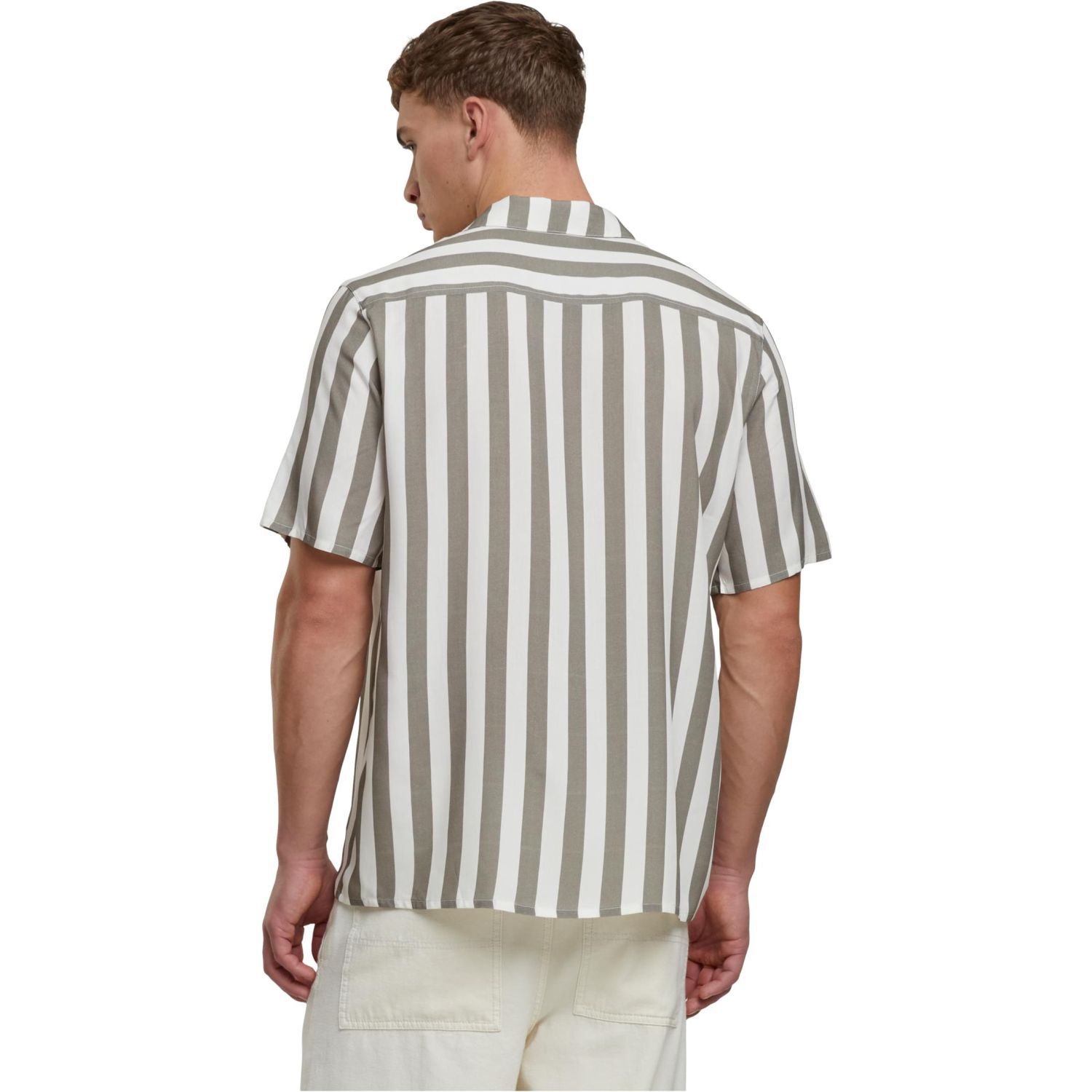 Urban Classics - Viscose Resort Shirt pale offwhite