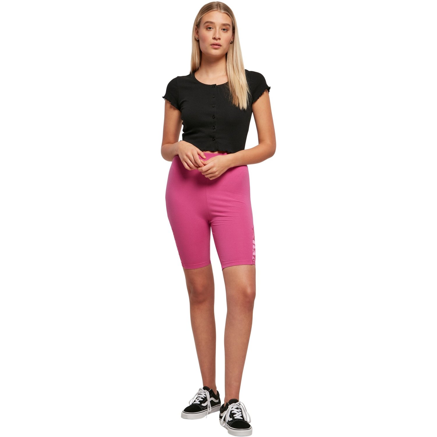 Urban Classics Ladies - CYCLE Laces Shorts brightviolet