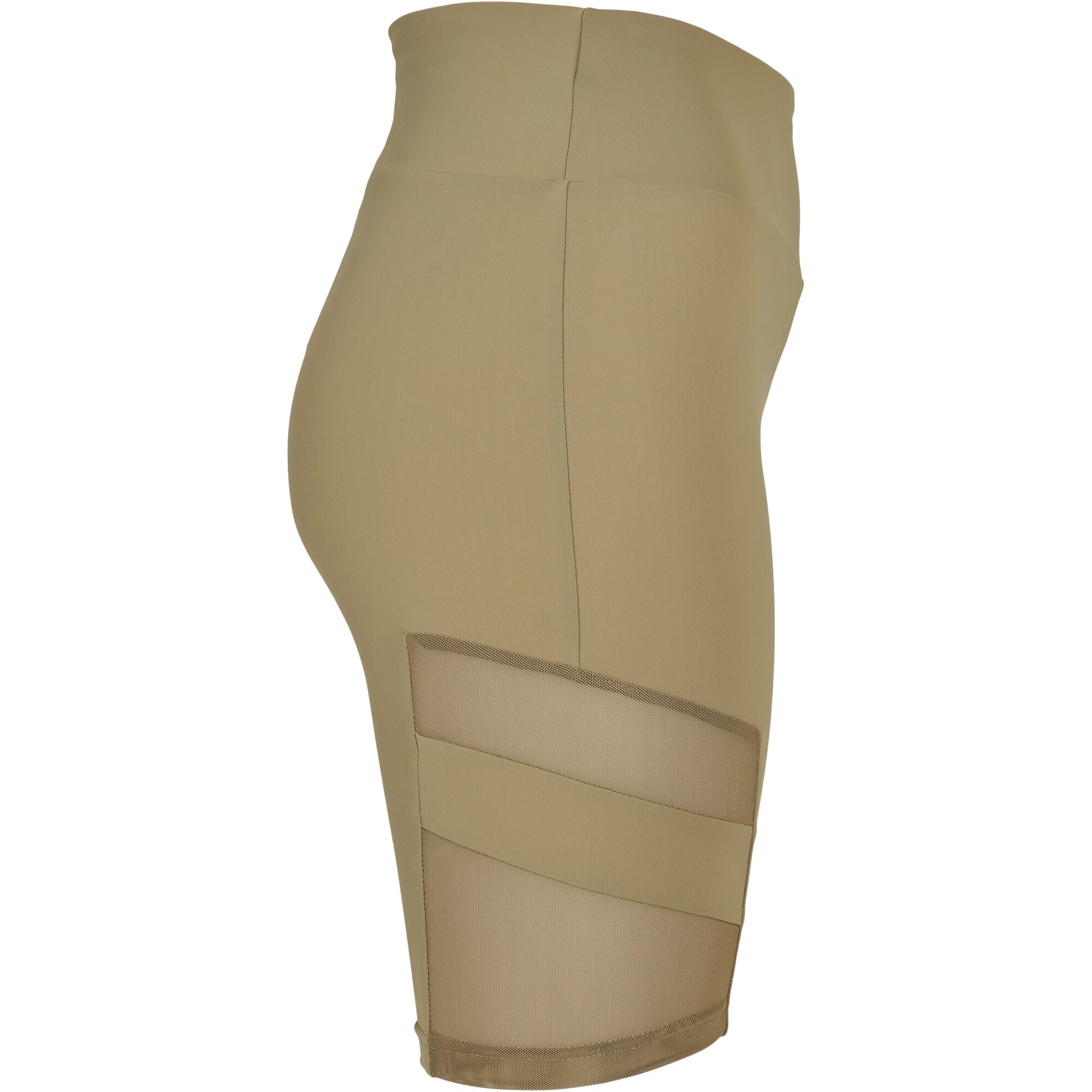 Urban Classics Ladies - CYCLE Tech Mesh Shorts khaki