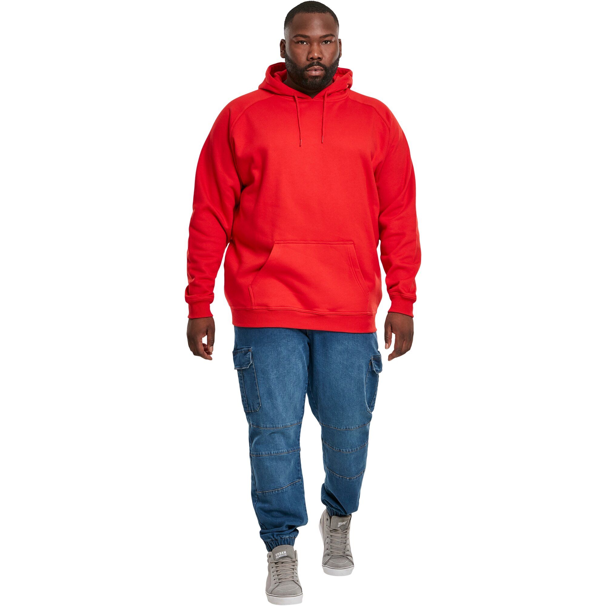 Urban Classics - Blank Sweat à capuche rouge - S