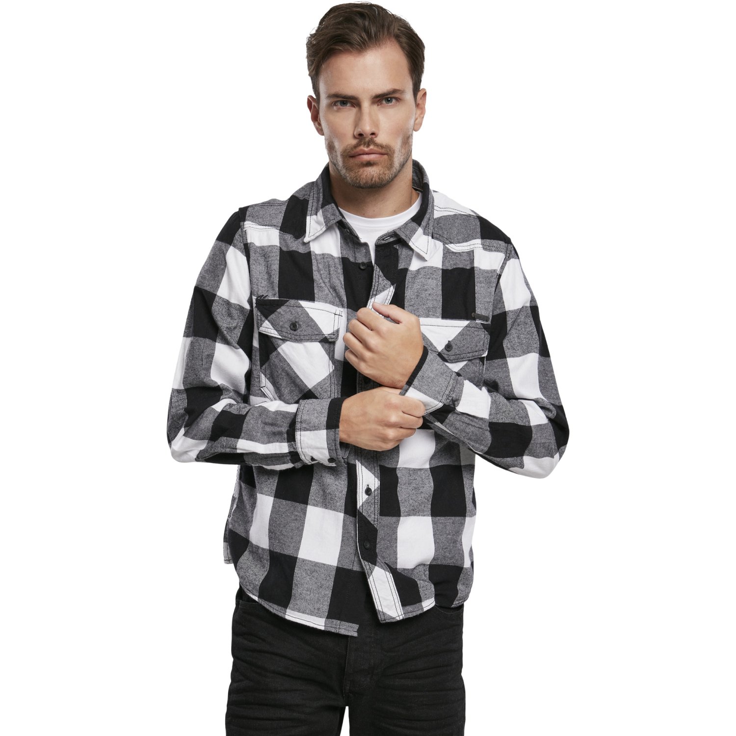 Brandit - CHECKED FLANELL Holzfäller Hemd kariert