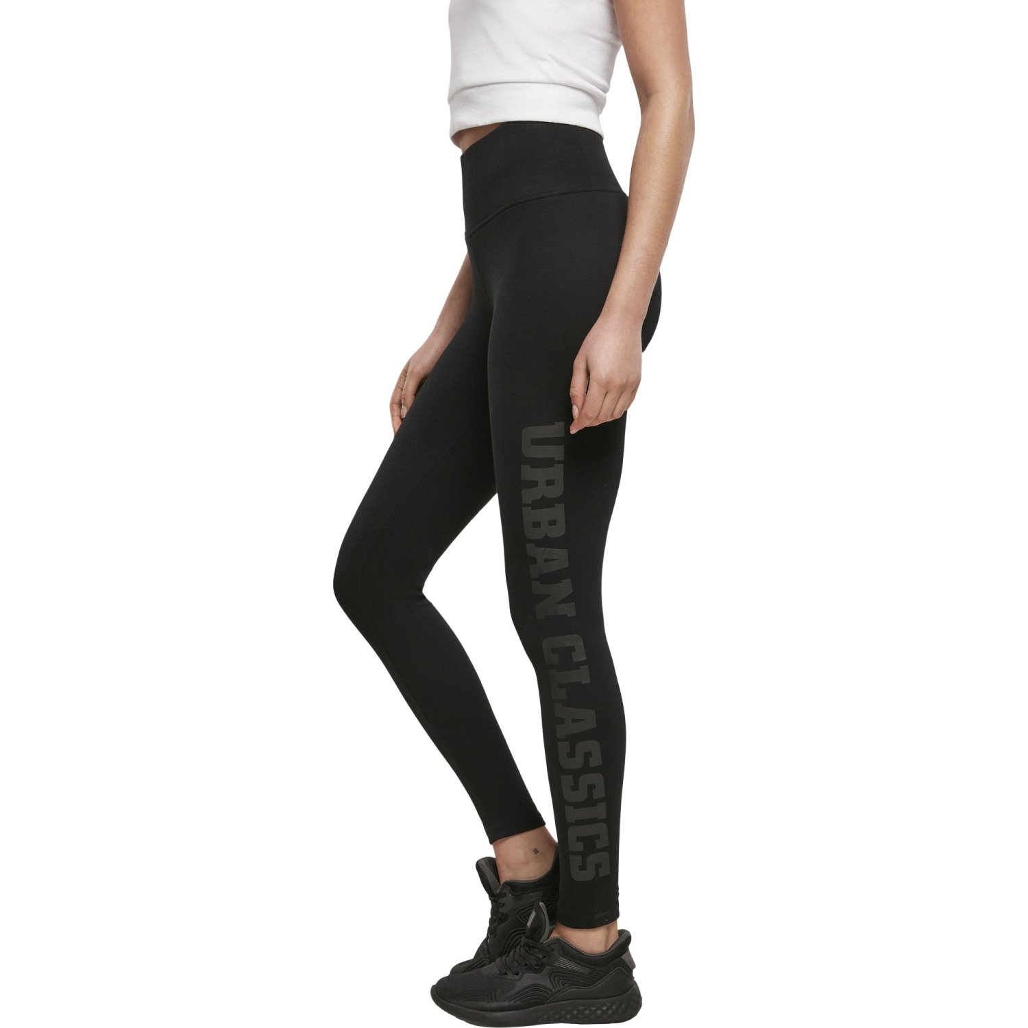 Urban Classics Ladies - High Waist Leggings schwarz