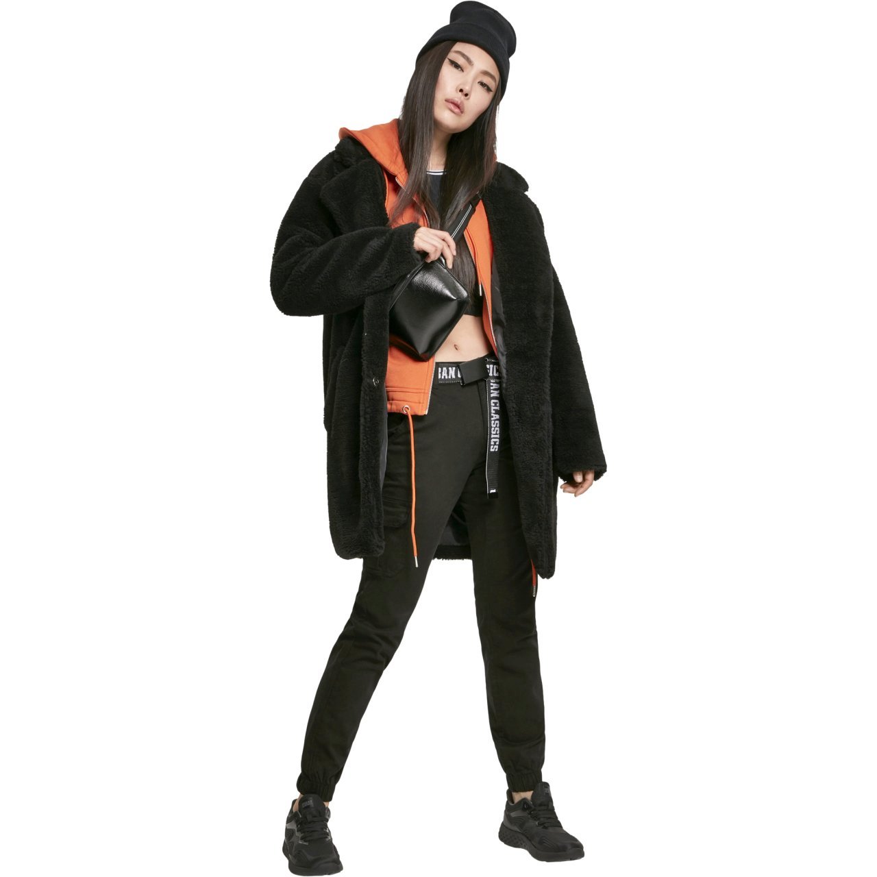 Urban Classics Ladies - OVERSIZED SHERPA Mantel