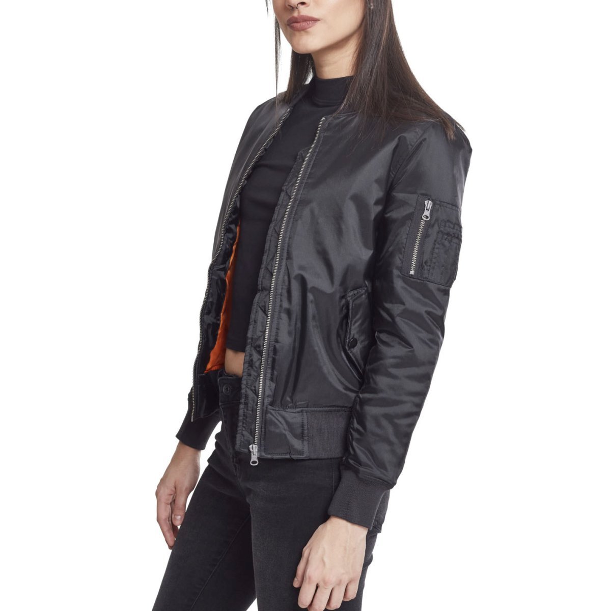 Urban Classics Ladies - BASIC BOMBER Pilot Flieger Jacke