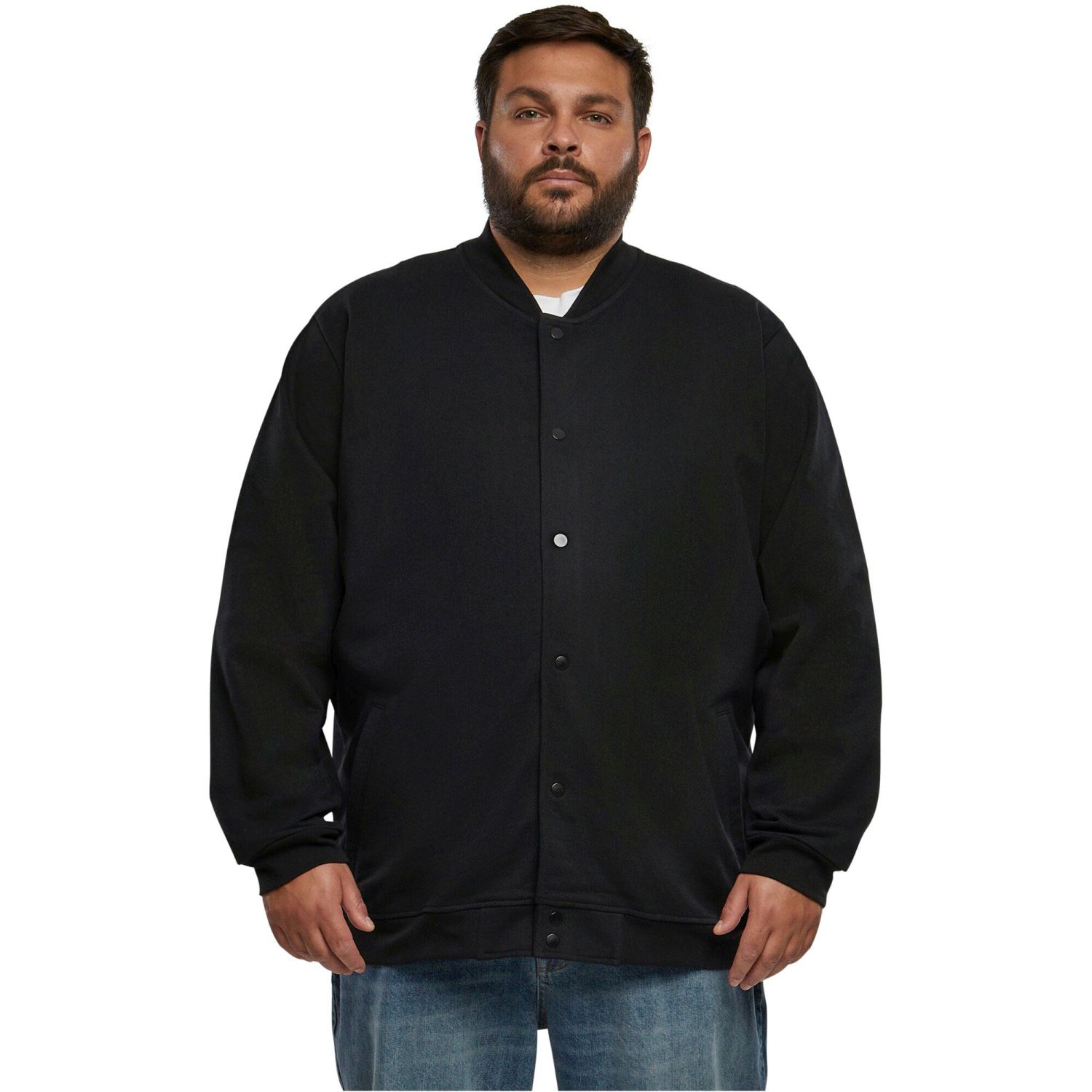 Urban Classics - Heavy Sweat College Jacke noir