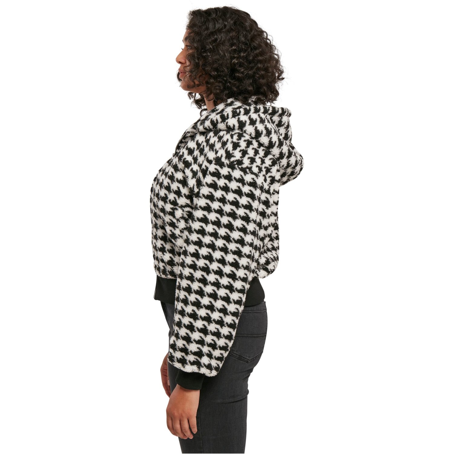 Urban Classics Ladies - Short Oversize Sherpa Jacket
