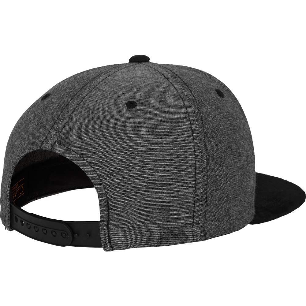 Flexfit CHAMBRAY SUEDE Snapback Casquette - noir