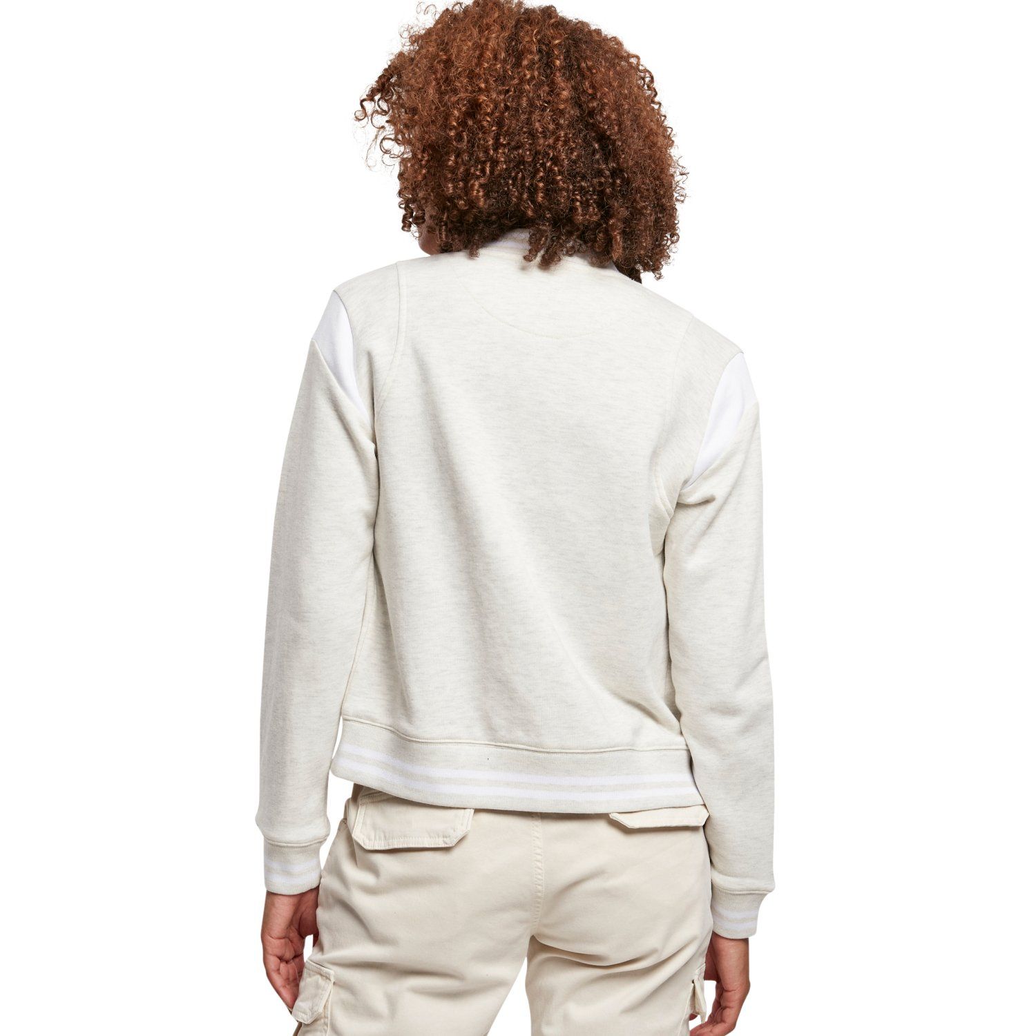 Urban Classics Ladies - INSET College Sweat Veste gris