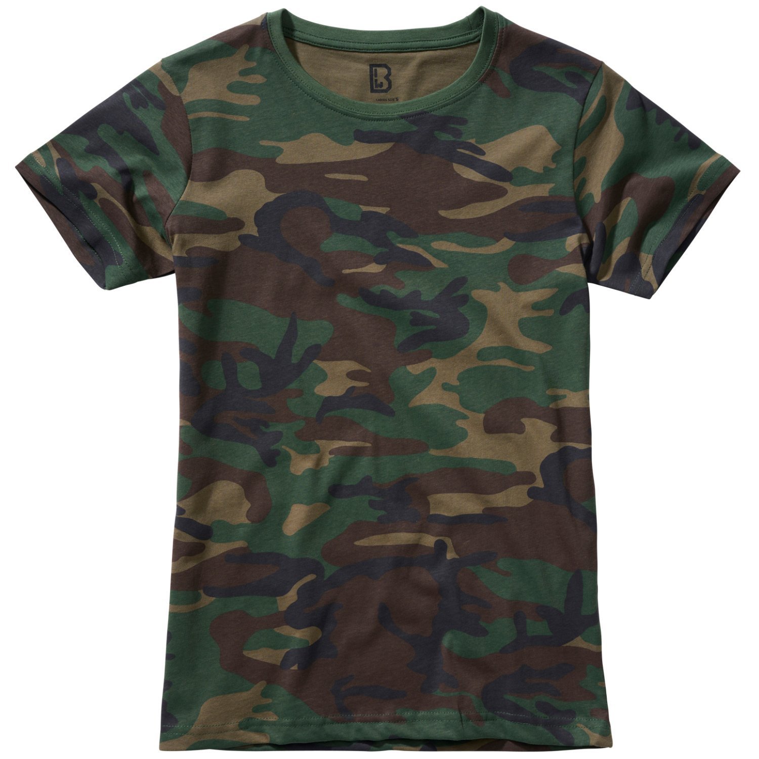 Brandit Ladies - BASIC T-Shirt wood camo