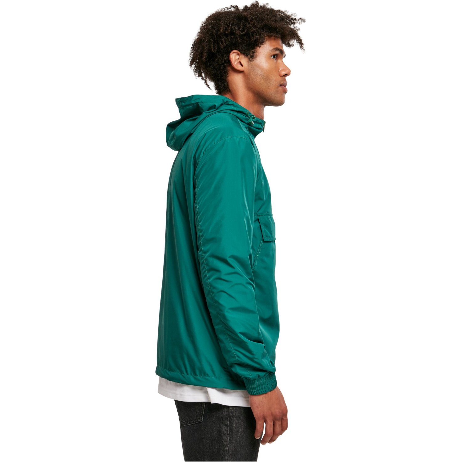 Urban Classics - BASIC Pull-Over Windbreaker Jacket green