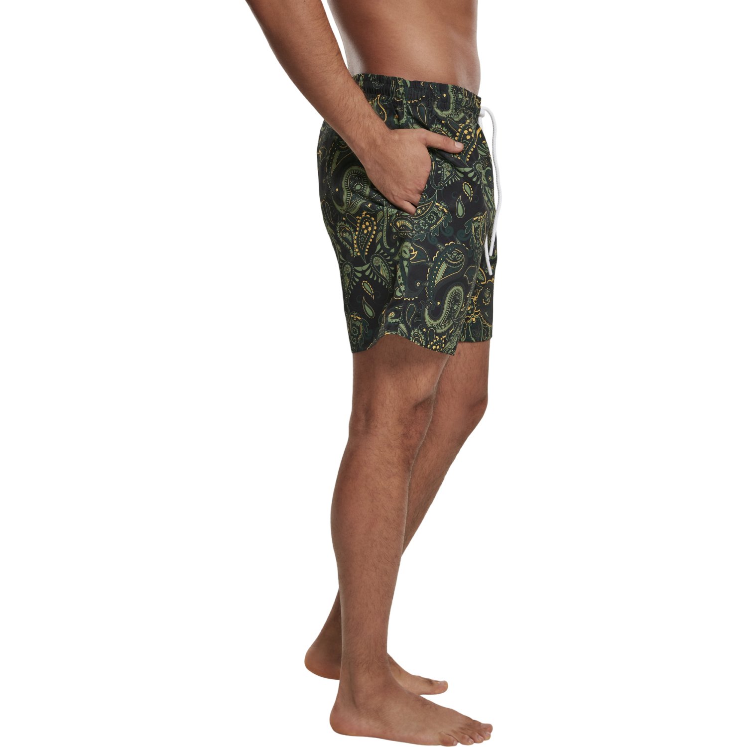 Urban Classics - PAISLEY Short de bain noir