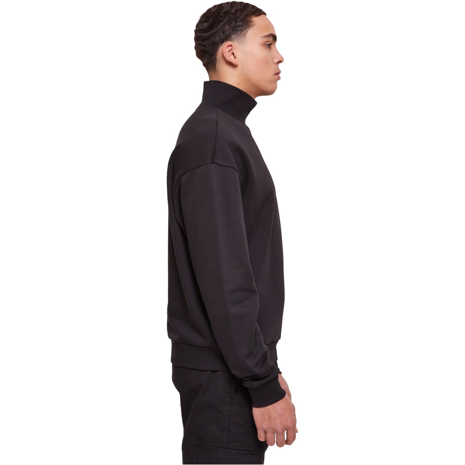 Urban Classics - High Rib Neck Sweater black
