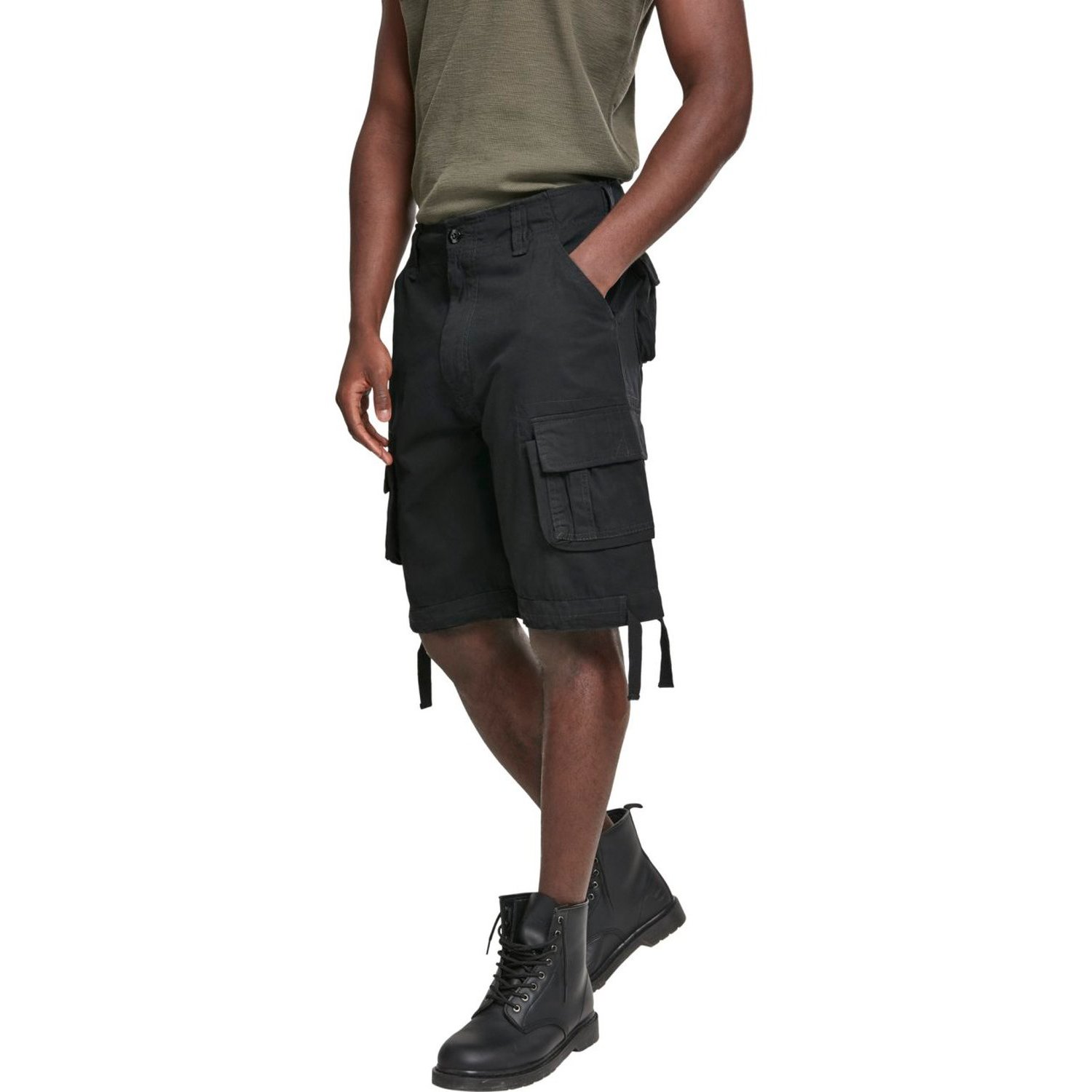 Brandit URBAN LEGEND Vintage City Cargo Army Shorts black