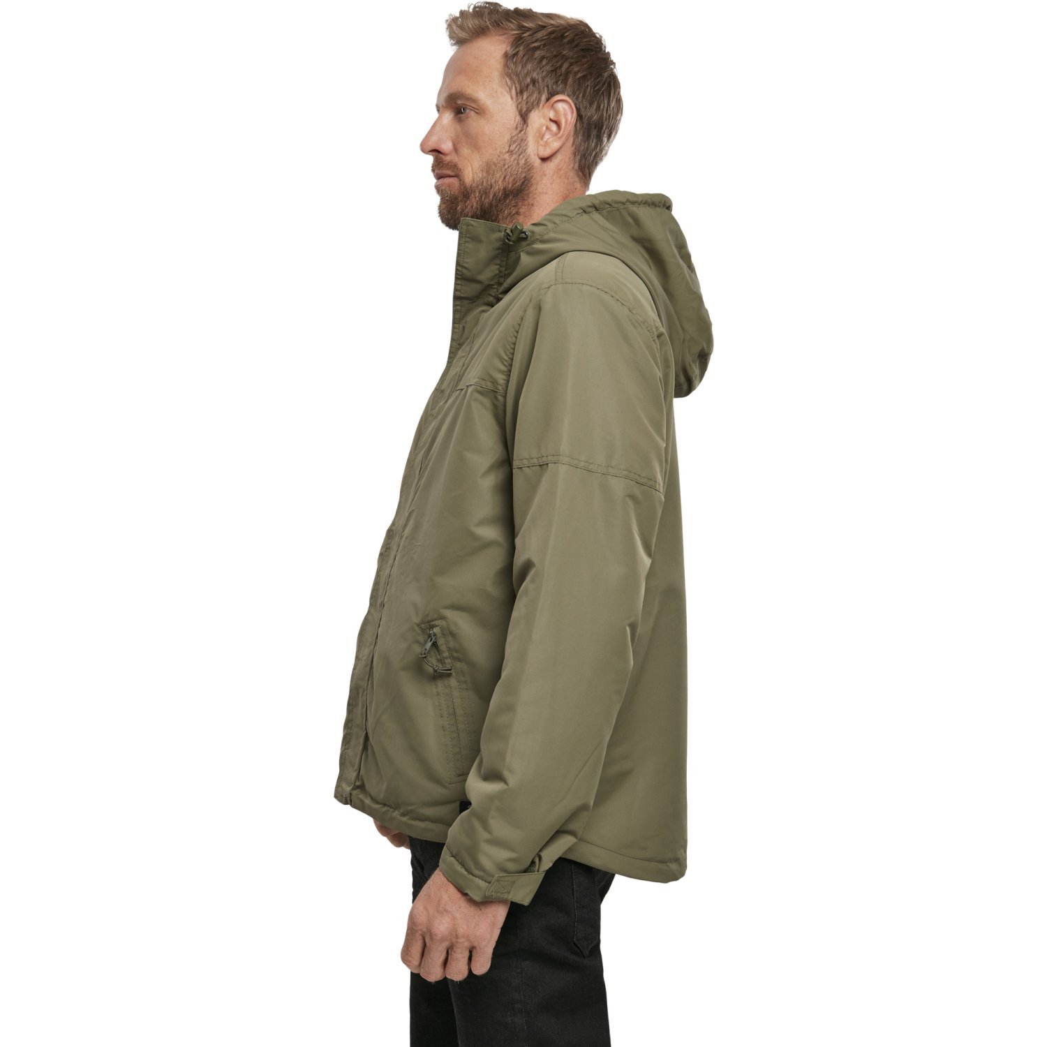 Brandit - Zipped Winter Jacket Windbreaker olive