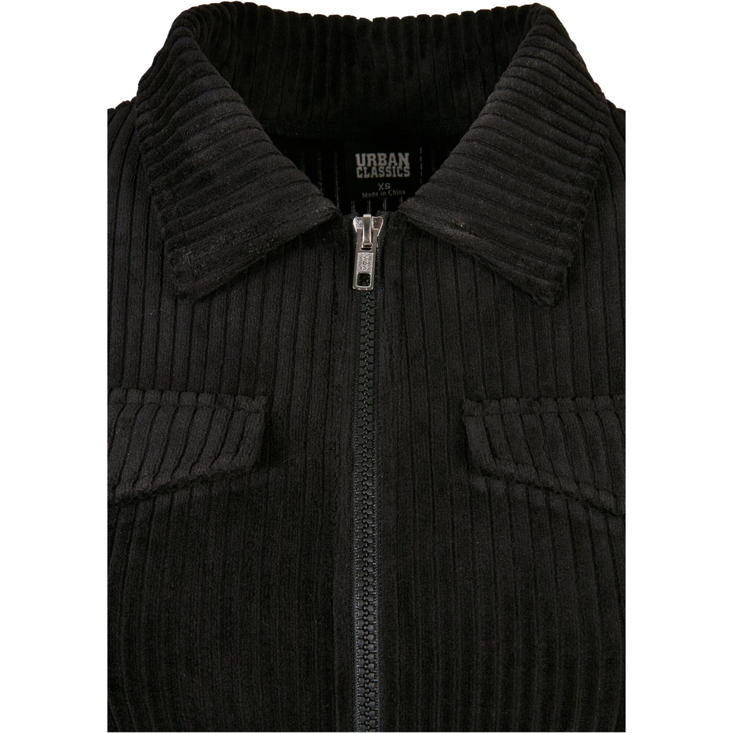 Urban Classics Ladies - Velvet Rib Boiler Suit noir