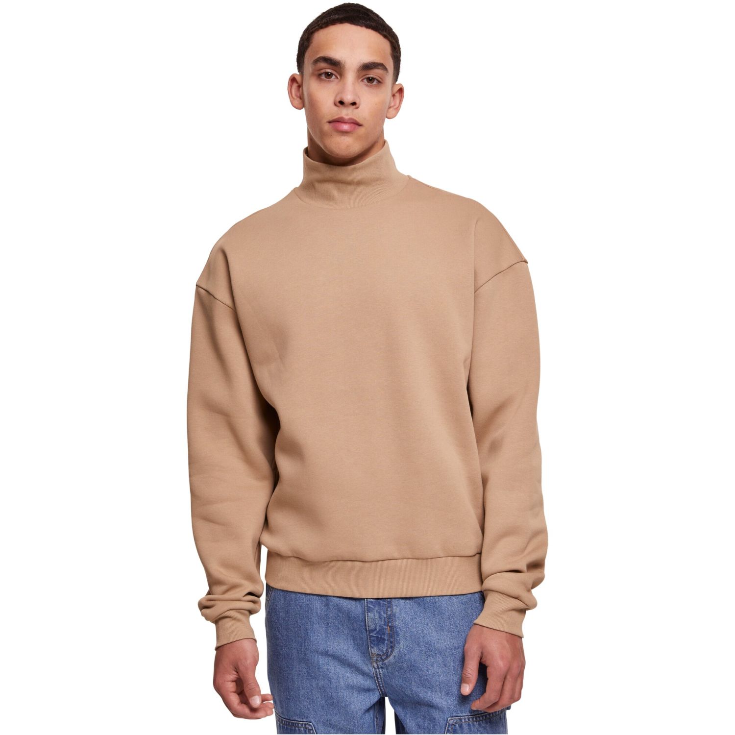 Urban Classics - High Rib Neck Sweater warm sand