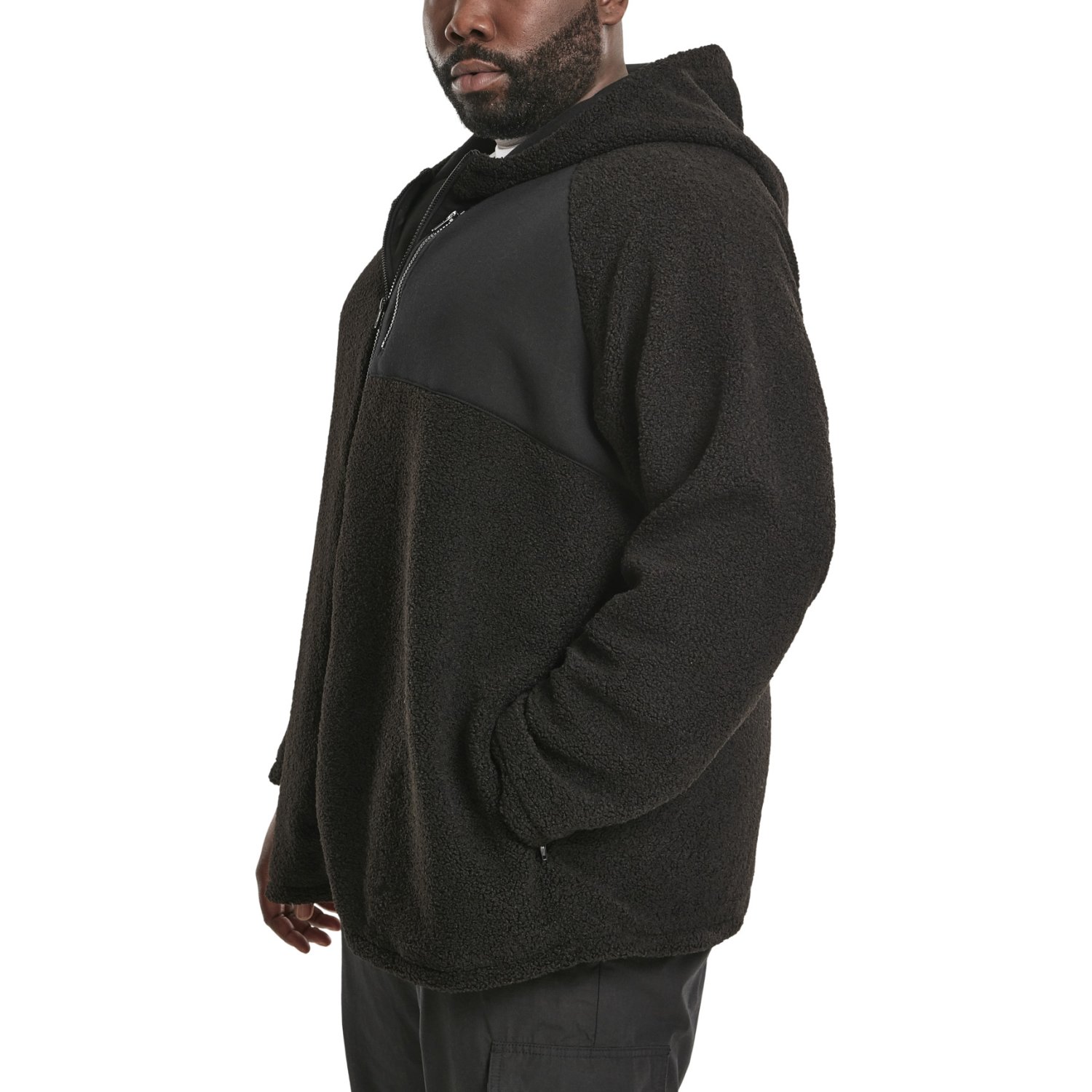 Urban Classics - Hooded SHERPA Winter Jacket