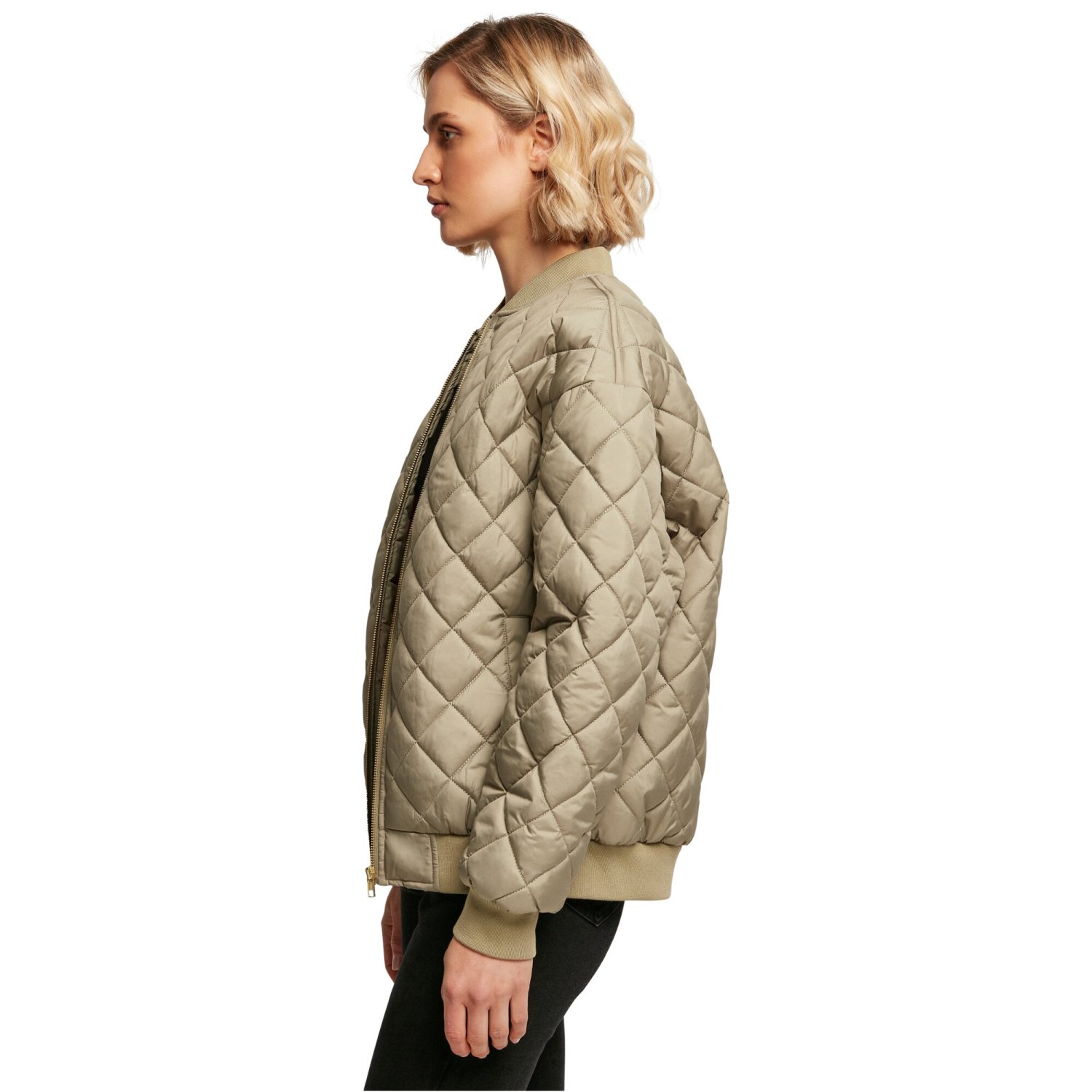 Urban Classics Femme - Oversized Quilted BLOUSON