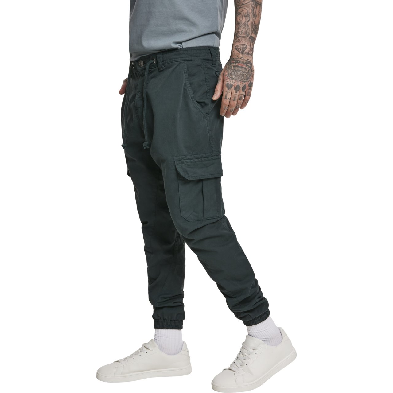 Urban Classics - CARGO Twill Jogging Pants bottle green