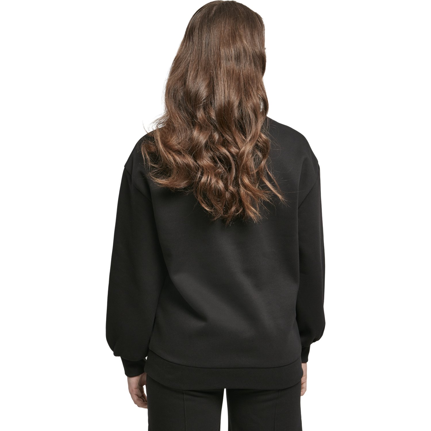 Urban Classics Ladies - ORGANIC Oversized Pullover noir