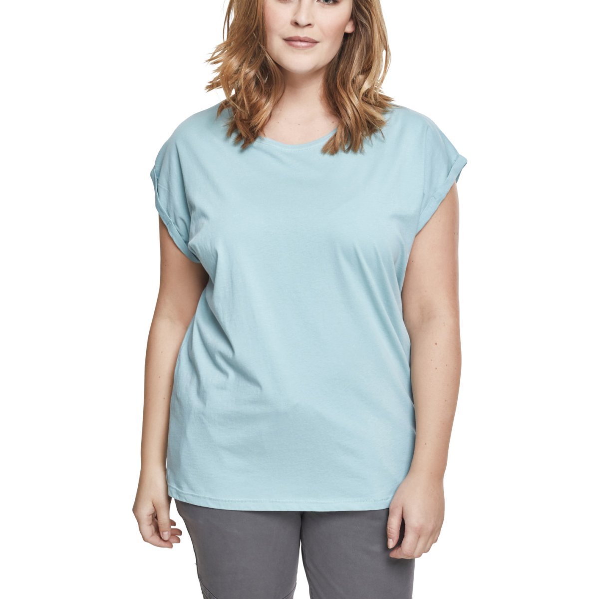 Urban Classics Ladies - EXTENDED SHOULDER Shirt mint