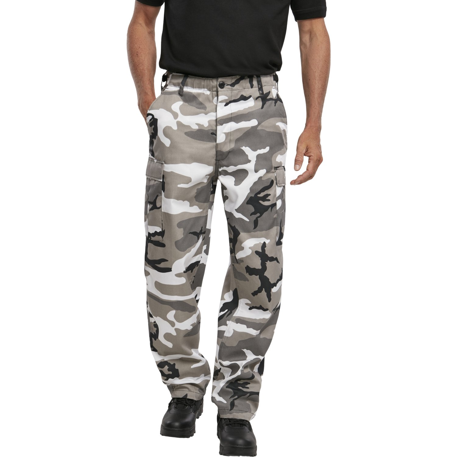 Brandit - US Ranger Cargo Army Pants snow camo