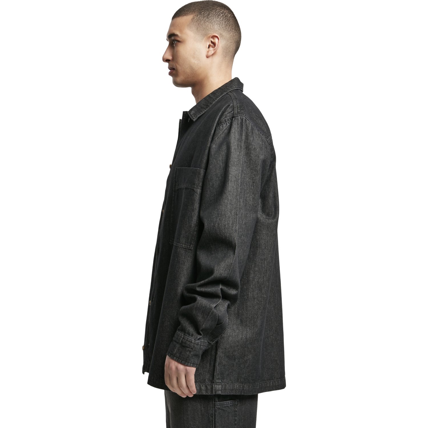 Urban Classics - Oversized Denim Hemd washed