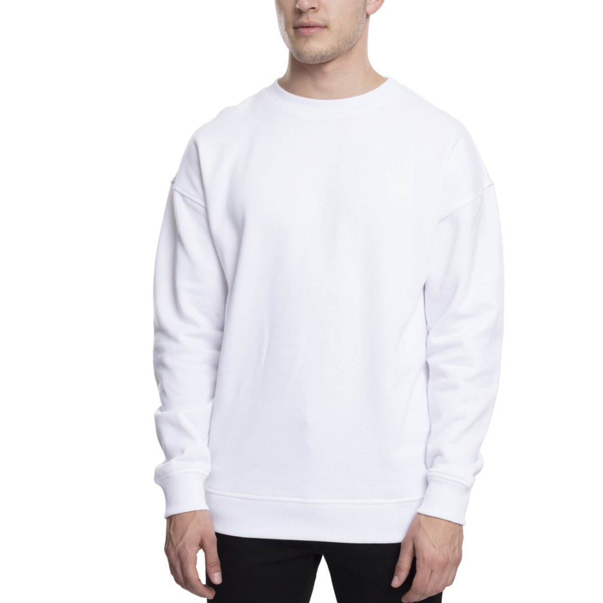 Urban Classics - SWEAT Crewneck Pullover blanc