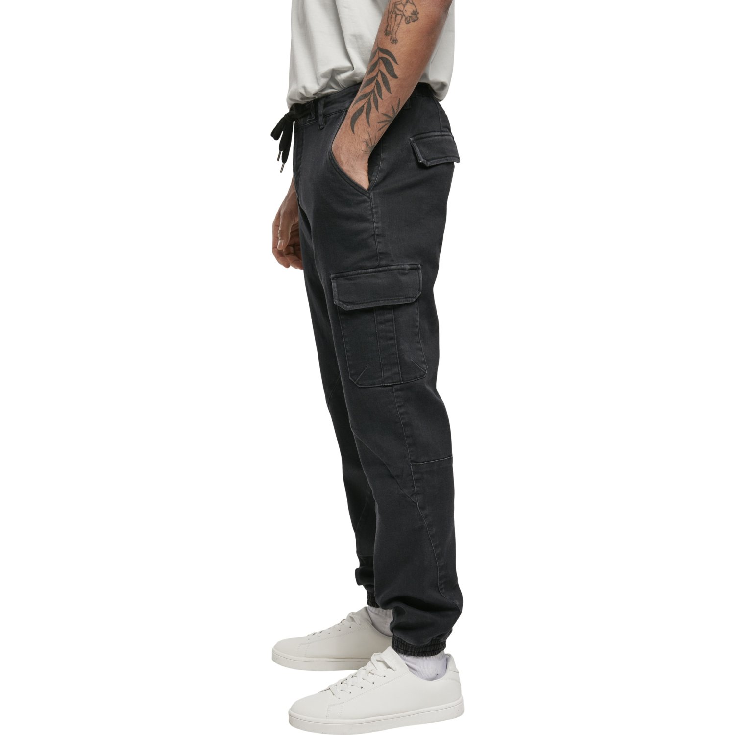 Urban Classics - CARGO Knitted Jogging Pants black