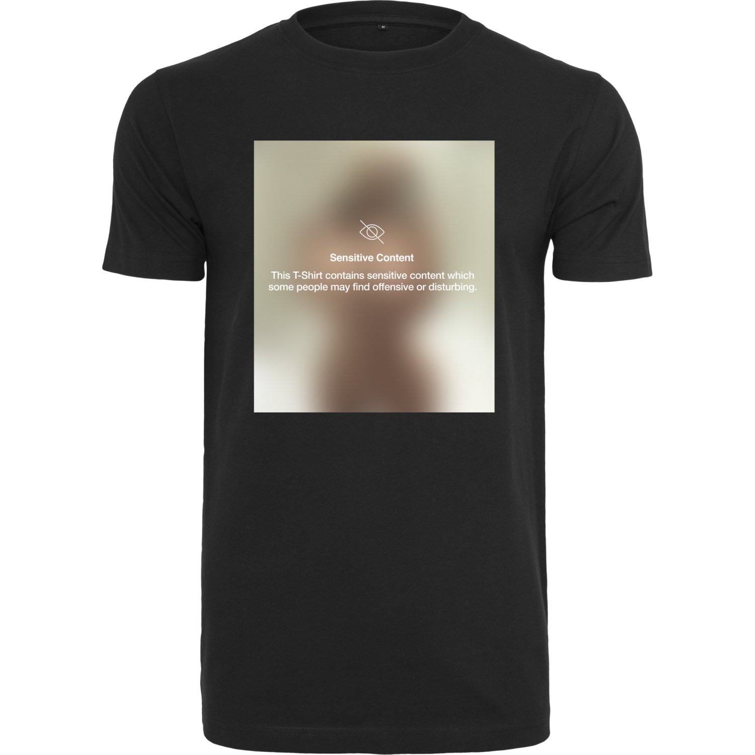 Mister Tee Grafik Shirt - SENSITIVE CONTENT schwarz
