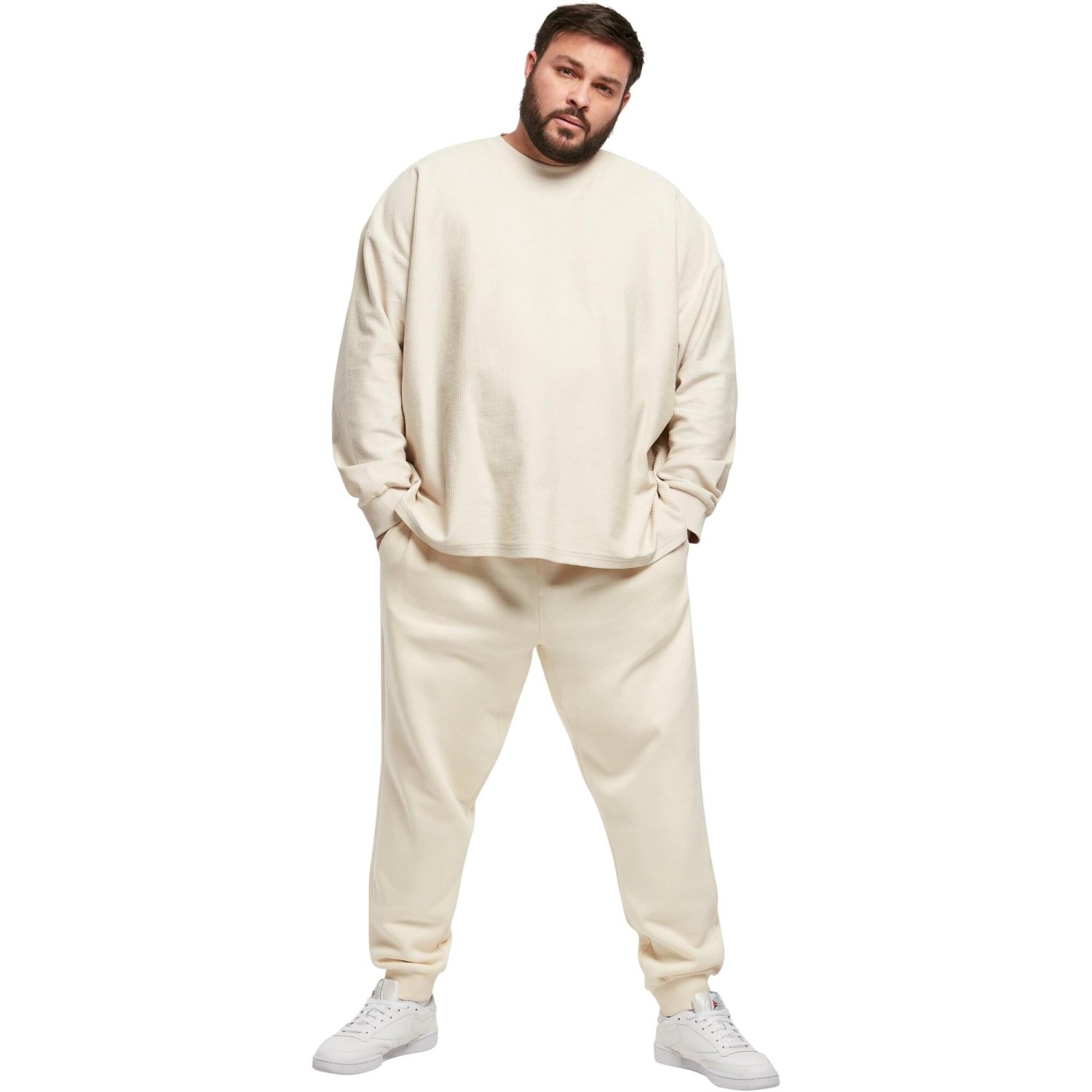 Urban Classics - Rib Terry Boxy Sweatshirt softseagrass