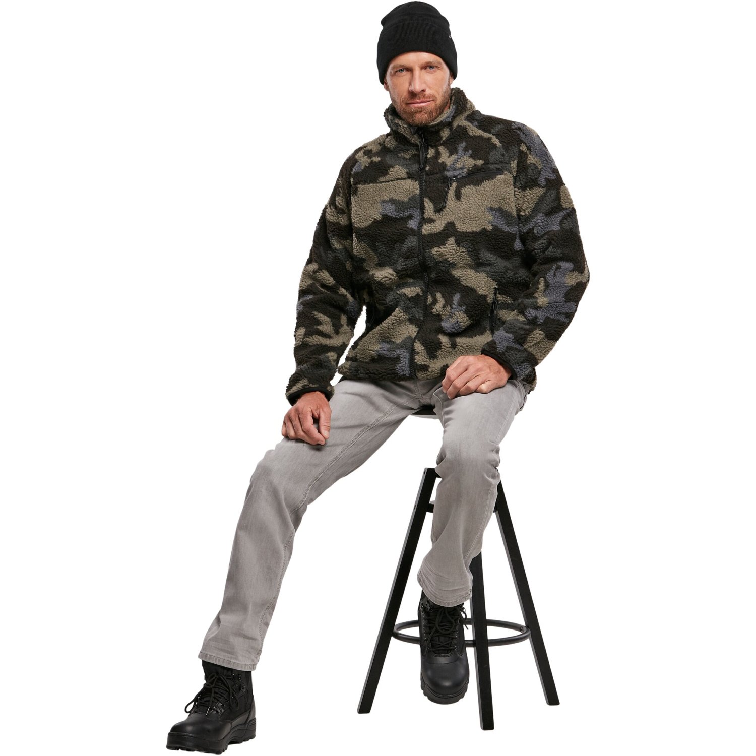 Brandit - Teddyfleece Jacket dark camo