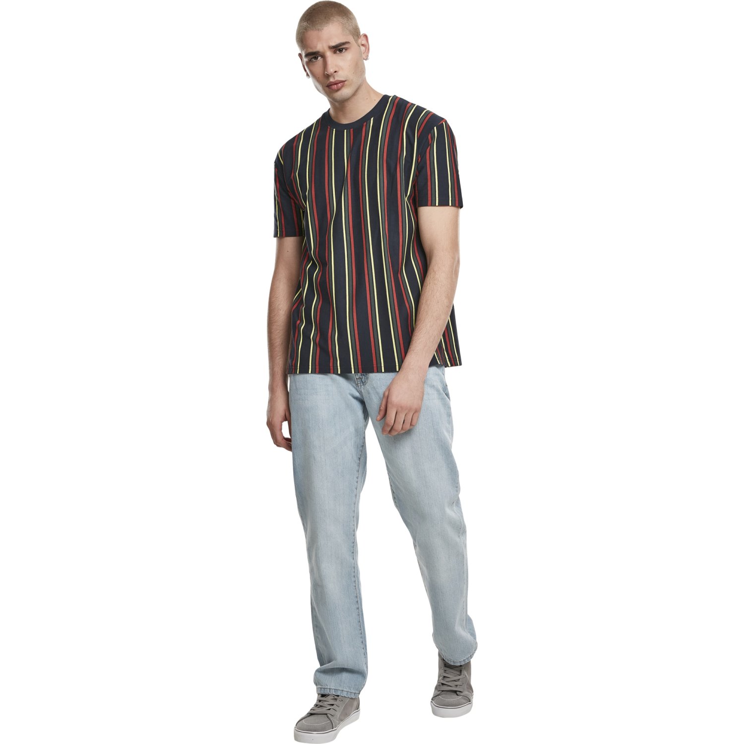 Urban Classics - Oversized Retro Stripe Shirt