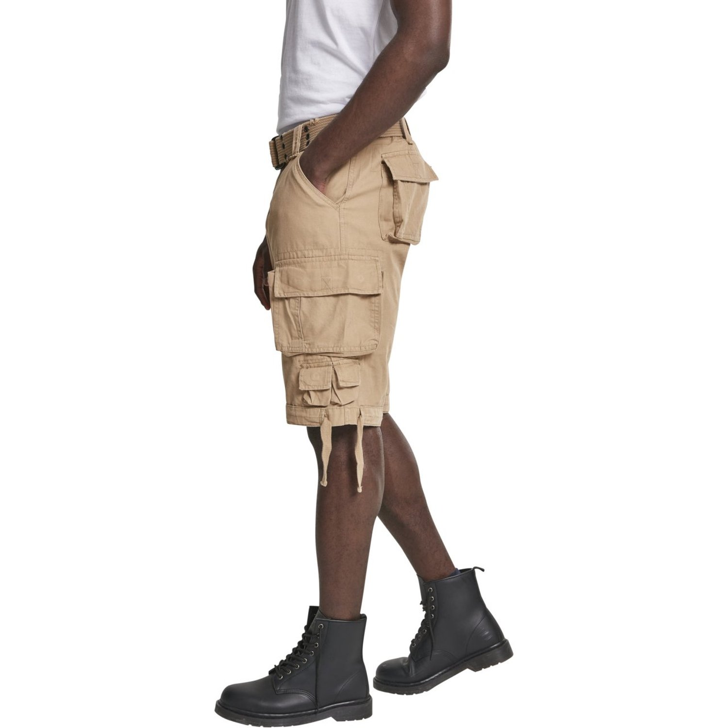 Brandit SAVAGE Vintage Worker Cargo Army Shorts beige